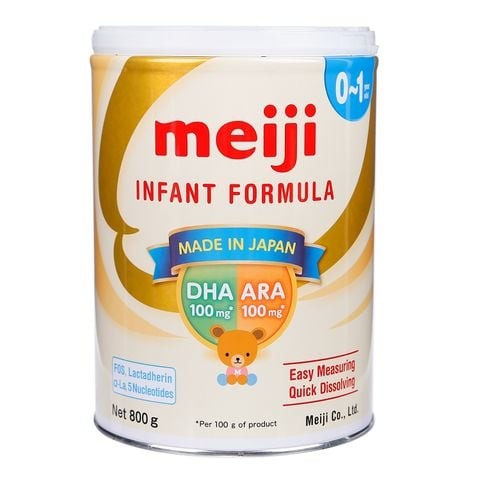 Sữa Meiji Infant Formula 800g nhập khẩu cho bé 0-1Y